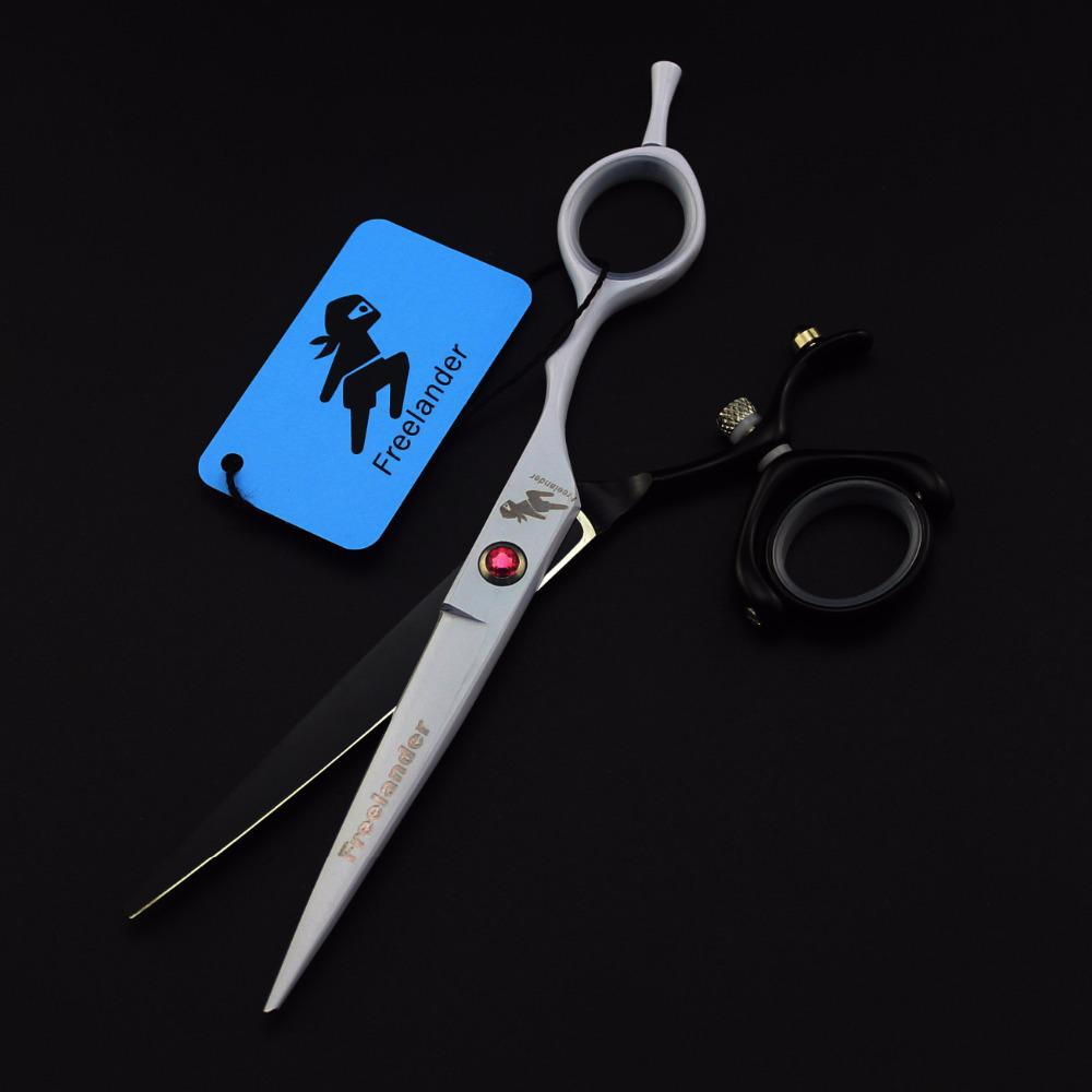 Shenxingzhe 6-Inch Rotating Handle Fly & Straight Thinning Shears with Colored Baking Paint