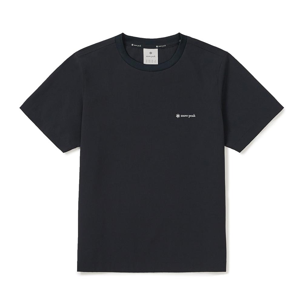 [Snowpeak] Syntech Women's Basic Short-Sleeve T-shirt Dark Navy (S25MWSTS33)