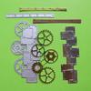 3Pcs Block Gear Cutting Dies Scrapbook Emboss Template Paper Card Stencil Mold