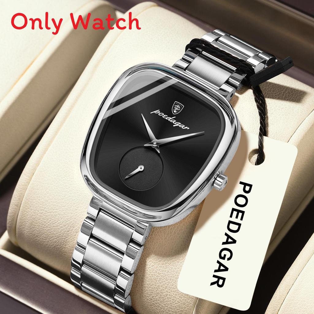 Swiss Luxury Ladies Watch Waterproof Quartz Watch With Elegant Oval Dial For Casual Wear