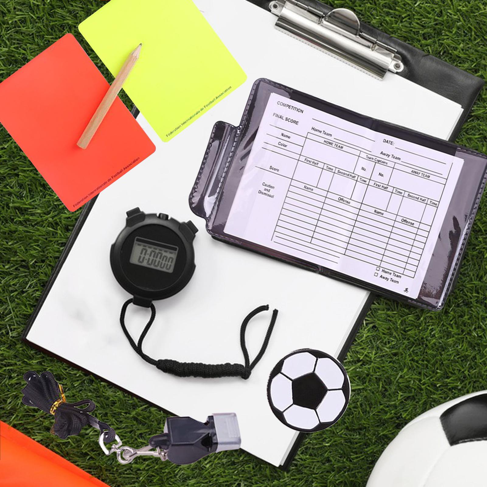 

Soccer Kit Whistle with Referee Cards Set, Referee Cards for Soccer Football, Ideal Referee Kits for Game Sports CHINA