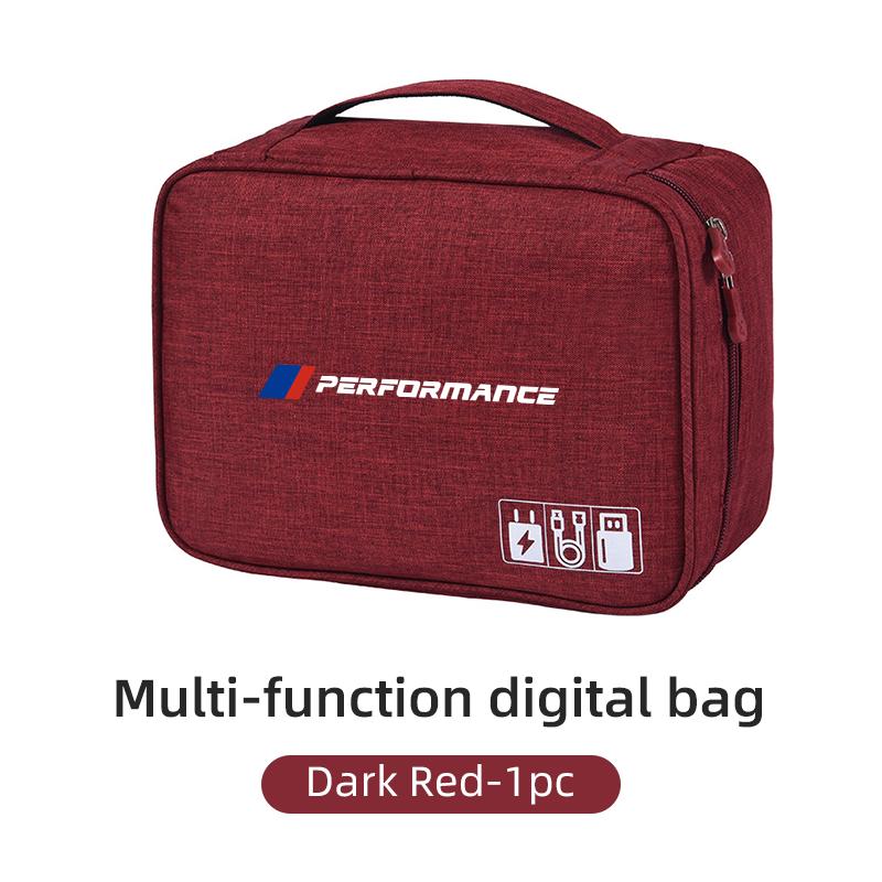 Car Data Cable Storage Bag Waterproof Travel Organizer Bag USB DataLine For BMW E46 E90 E60 F10 E39 F30 E36 F20 E87 E90 E70 E91