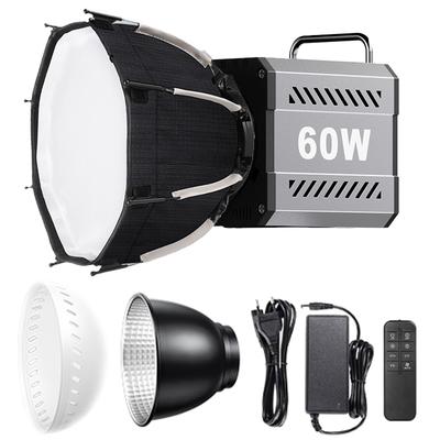 Bi-Color Camera Light 60W COB Lamp Beads Video Fill Light Mini Bowens Portable Handheld For YouTube Tiktok Vlog Live Lights