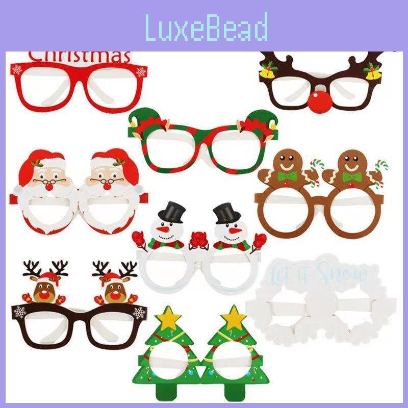Kids Christmas Merry 3d Paper Glasses For Party Photo And Seasonal Event Decor
