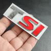 WHAQY1 3D Metal Logo TSI Emblem Letters Car Trunk Badge For VW TSI Decal Sticker Accessories