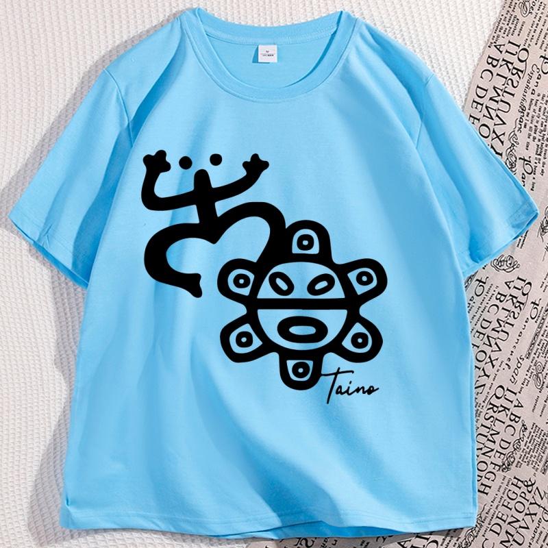 

Puerto Rico Taino TShirt Unisex Coqui Frog T Shirts Cotton Comfortable Short Sleeve Round Neck Tshirt High Quality Clothes 4XL