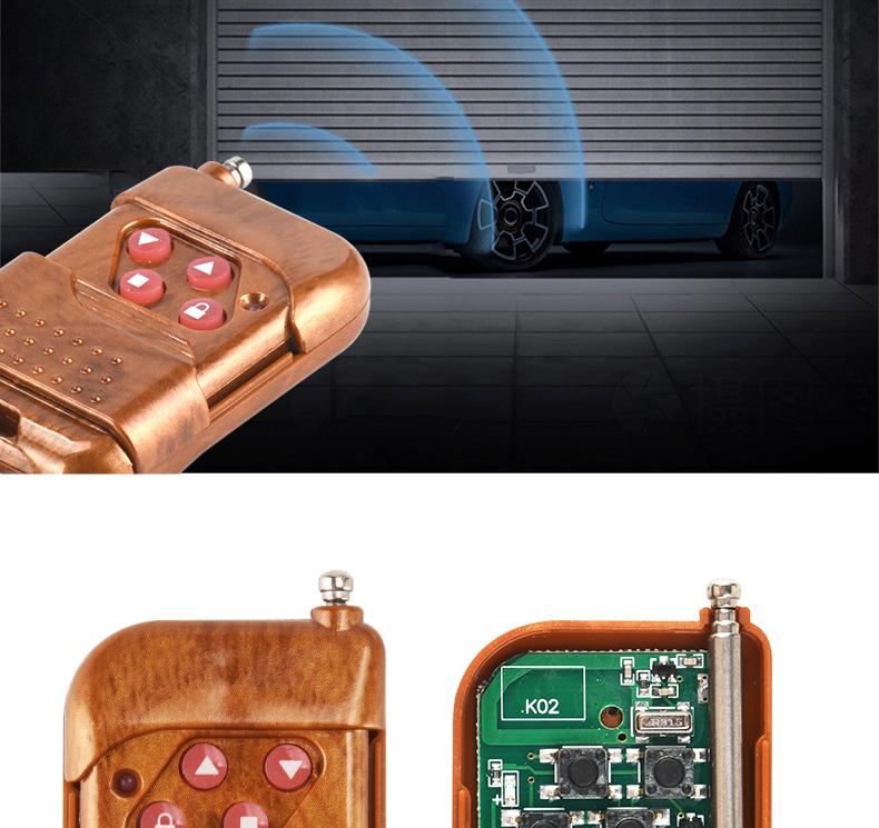 Universal 433/315MHz Remote for Roller Shutters & Garage Doors