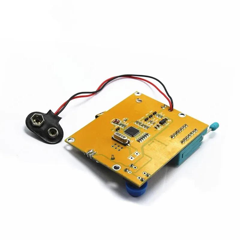 

LCR-T4 Multifunctional Transistor Tester Capacitor Diode SCR Inductor Triode MOS Tube Meter Tester with 12864 Green Backlight