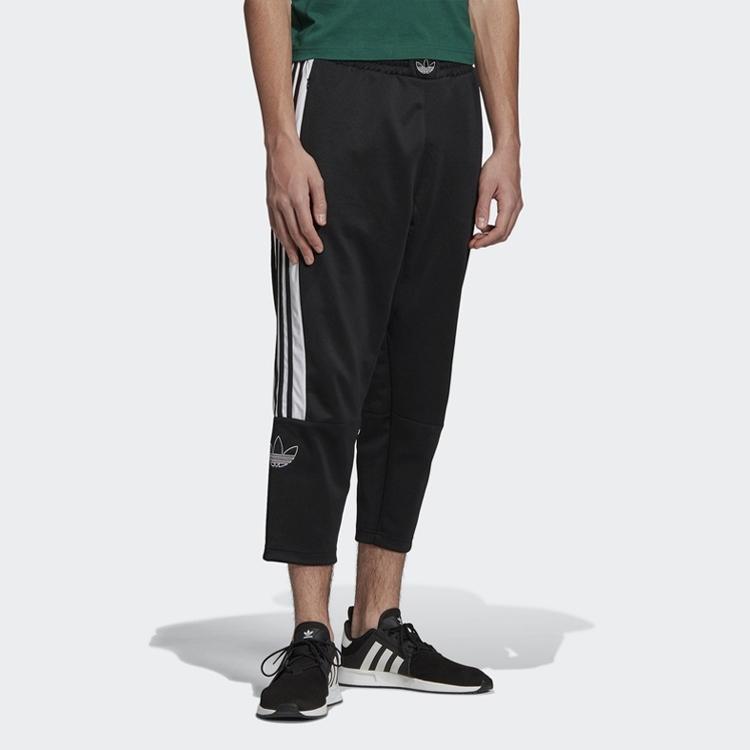 Adidas Originals Trefoil Sprt 7/8 Pants Men Bottoms Black FK9999