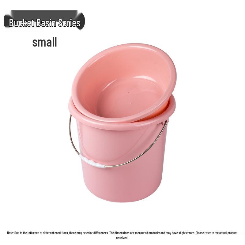 Back-to-School Essentials: Two-Piece Multi-Functional Thickened Washbasin and Handheld Plastic Water Bucket