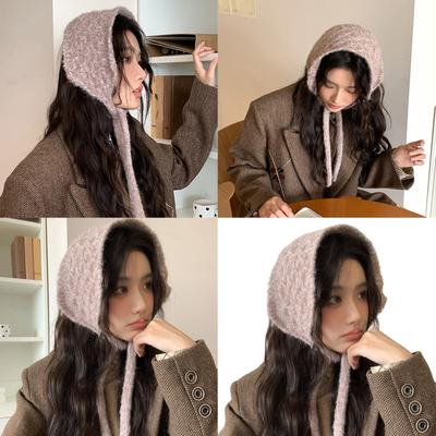 Lovely Knitted Tie EarMuffs for Women and Kids Ear Warmer Headband for Winter Christmas New Year Gifts