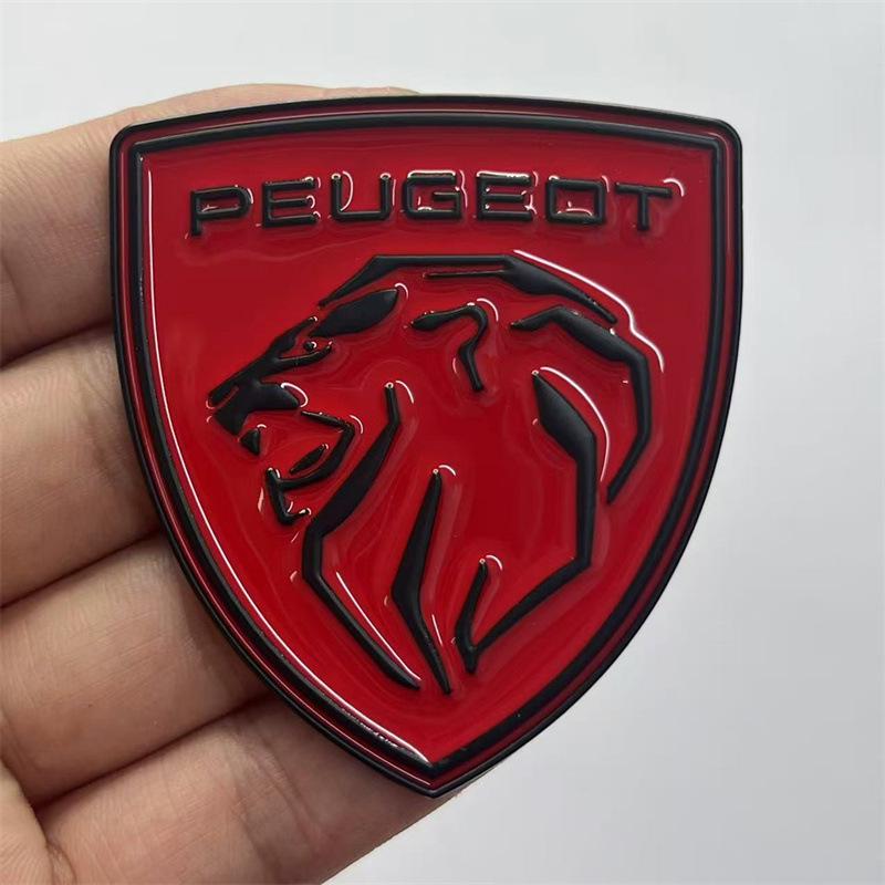 Наклейка з логотипом автомобіля Peugeot: Модифікація персоналізації для щитка, багажника та боковин