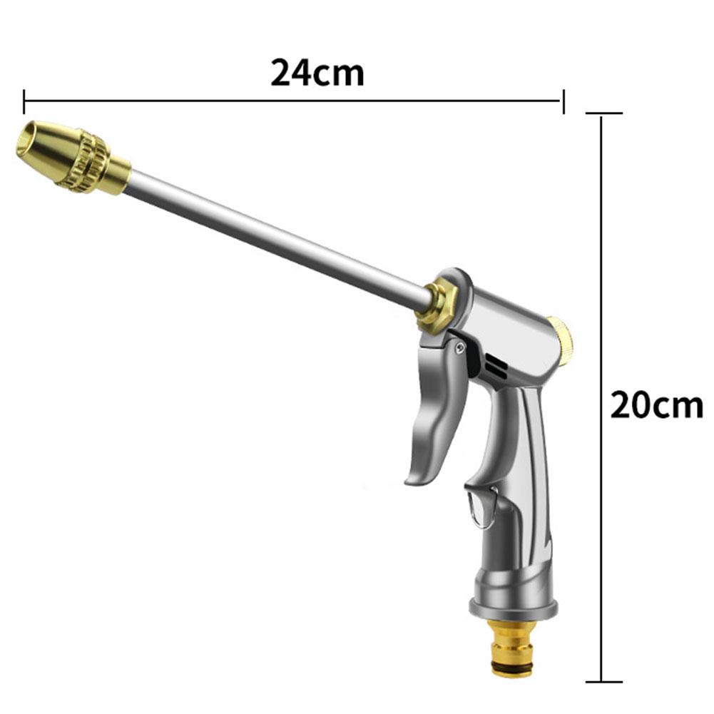 Adjustable High-pressure Car Water Gun Portable Garden Watering Hose Nozzle Sprinkler Automobiles Cleaning Tool Yard Equipment