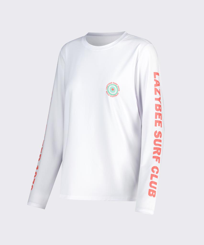 Leijibi [Set] Lettering Loose Fit Long Sleeve Rash Guard + Swimsuit Shorts Set W (3 Colors)