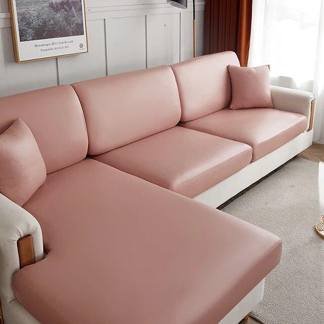 PU Waterproof Sofa Cushion Covers Elastic Sofa Seat Slipcover for Living Room Sofa Cover AirChair Couch Cover Home Decor Cover