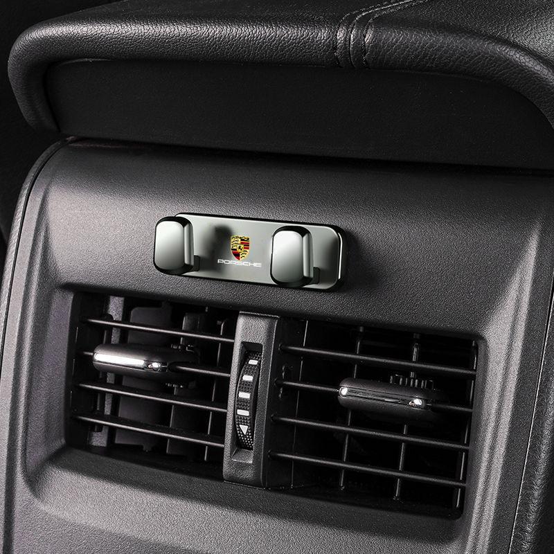 Crochet de Voiture en Alliage de Zinc Crochets de Rangement Multifonctionnels pour Voiture Pour Porsche 911 928 Cayenne Panamera Macan Boxster Carrera-GT Autocollant CVE1