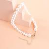 White Pearl Fashion Jewelry Choker Clavicle Chains Korean Style Pearl Chokers Women Necklaces