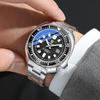 Qingxiya Men's Luminous Quartz Watch - Waterproof Stainless Steel Strap with Calendar
