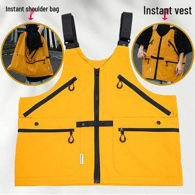 Multifunctional Outdoor Fishing and Travel Vest with Large Pockets