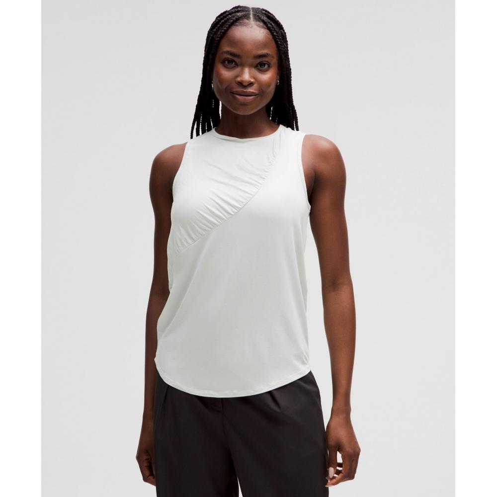 

Lululemon Silk Blend Shirred Tank Top Vapor 4