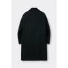 CuStomellow Men S Black caShmere Blended Balmacaan Coat Cwcaw25611bkx