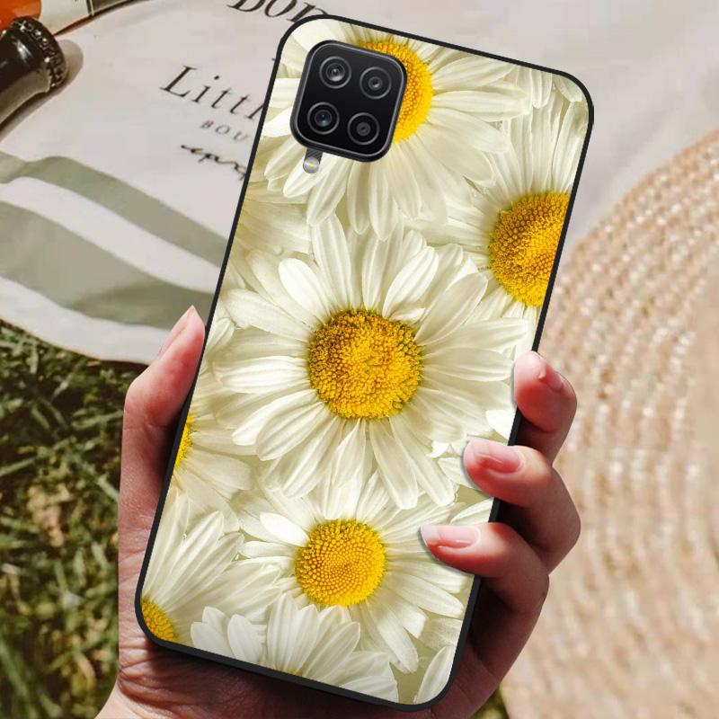 For Samsung Galaxy A12 Case Phone Cover Silicon Soft Back Cases For Samsung A12 Case Cat Fashion Bumper for Samsung A 12 Coque
