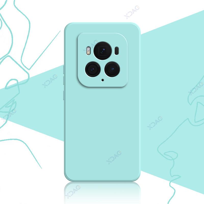 Luxury Double Liner Cover Cases for Honor Magic6 Magic 6 Pro Ultimate 6Pro 6Ultimate 5G Square Liquid Silicone Phone Armor Coque