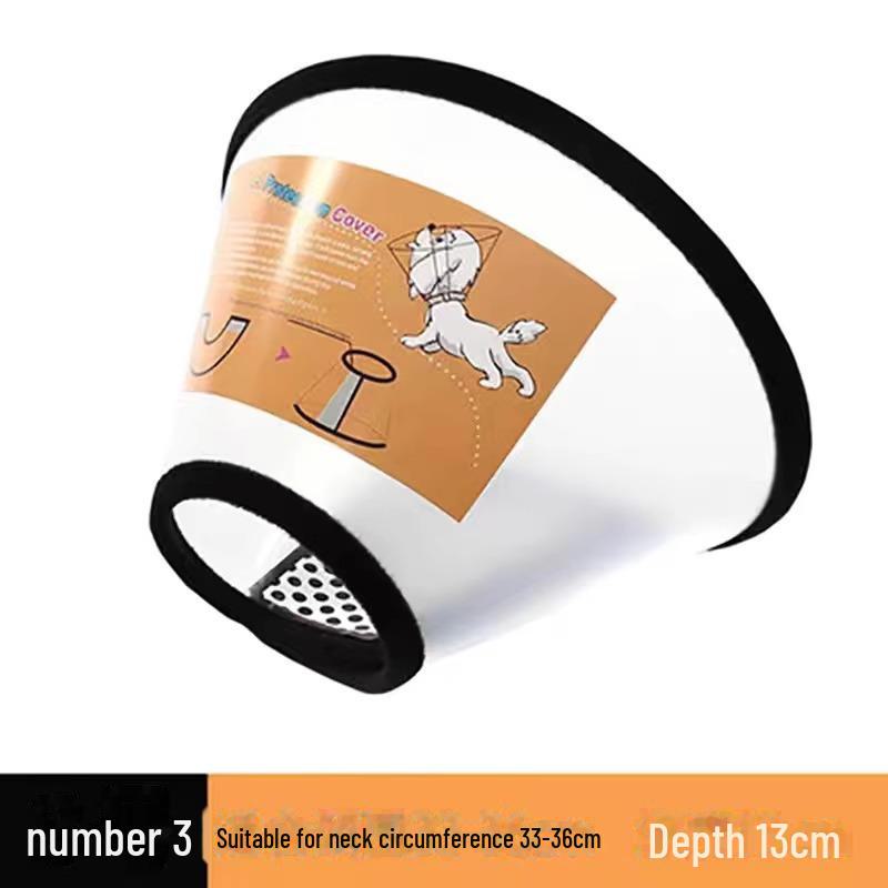 Elizabethan Soft Pet Collar for Dogs and Cats - Anti-Lick and Bite Headgear