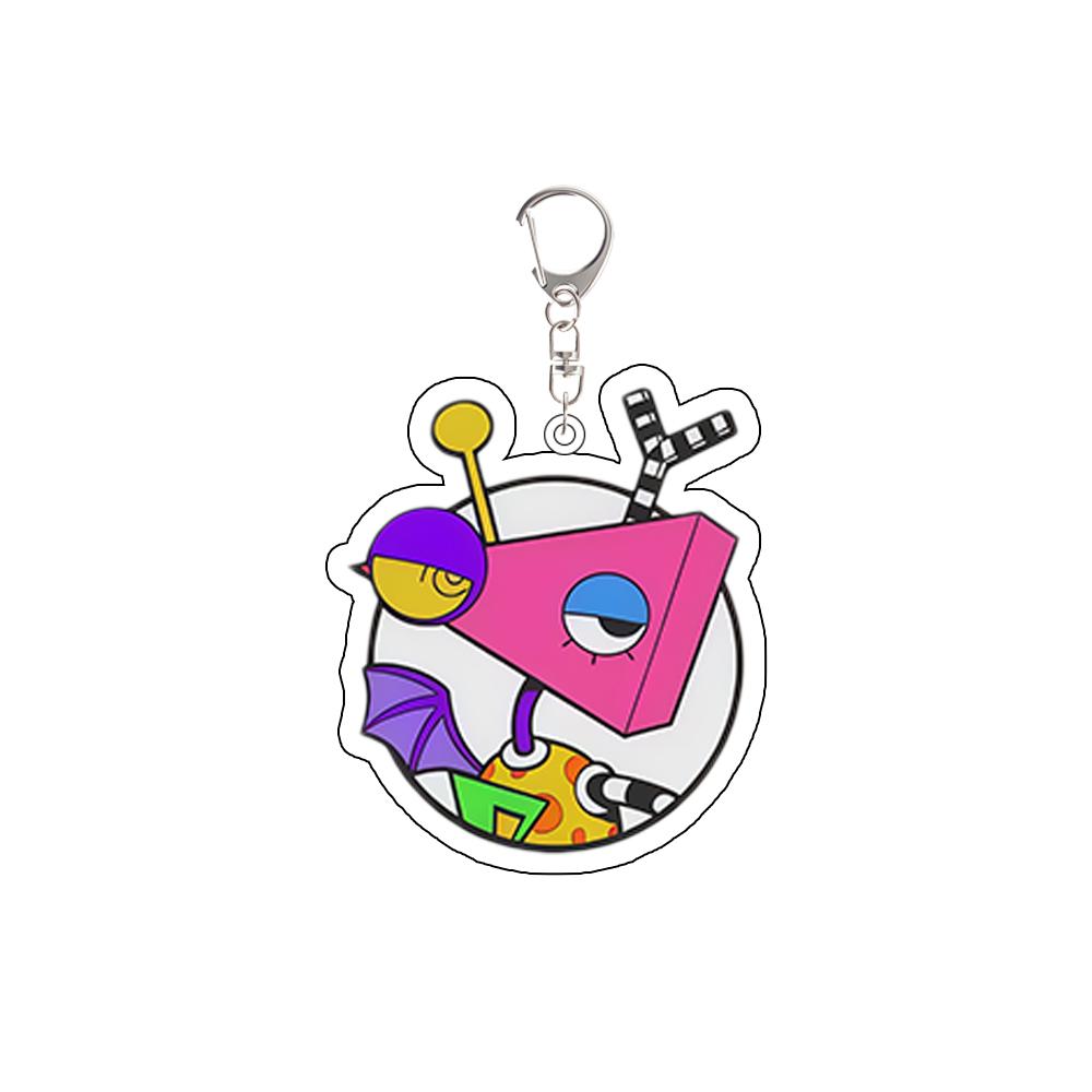Pour TADC Pomni Jax Ragatha Gangle Zooble Kinger Caine Gummigoo Périphérique Porte-clés Acrylique Pendentif Créativité Sac à dos Cadeau
