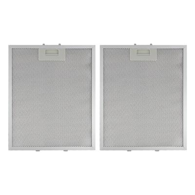 Set di Due Filtri a Carbone per Cappa da Cucina in Alluminio a Lunga Durata Dimensioni 280 x 350 x 9 mm