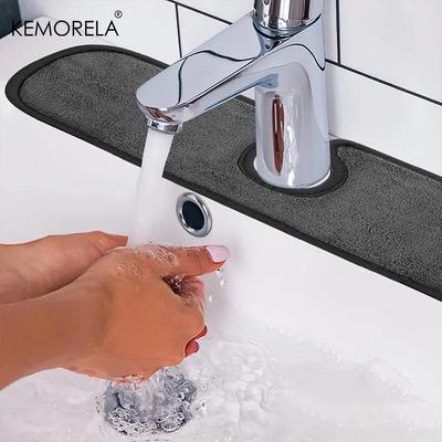 Rubinetto della cucina Tappetino assorbente Lavello Paraspruzzi Rubinetto in silicone Splash Catcher Protezione controsoffitto per Gadget da cucina per il bagno