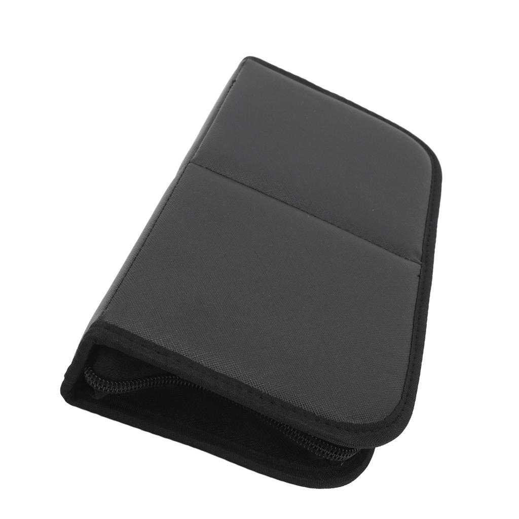 Folding Makeup Brush Bag 23 Holes Large Capacity Waterproof PU Leather Cosmetic Brush Storage Holder