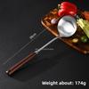 304 Stainless Steel Spatula Household Wooden Handle Utensils High Temperature Colander Shovel Kitchen Utensils Set Spoon Kitchen Utensils