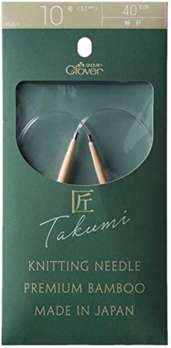 Круговые спицы Clover Takumi короткие 40см 10 50-410 №