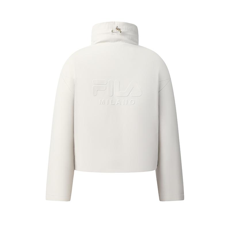 Fila Milano Series Fashion Simple Elegant Casual Versatile Comfortable Warm Waterproof Windproof Short Down Jacket Women Outerwear F11W545901FIV