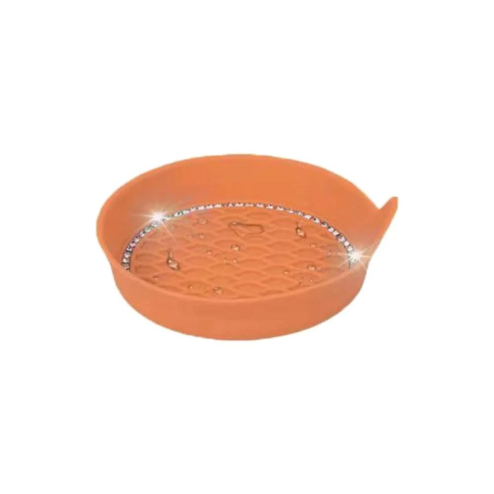 

Новый нескользящий коврик для чашки с водой, автомобильное подстаканник с бриллиантами и стразами, блестящее украшение, противоскользящий резиновый коврик для чашки, аксессуары для бутылок