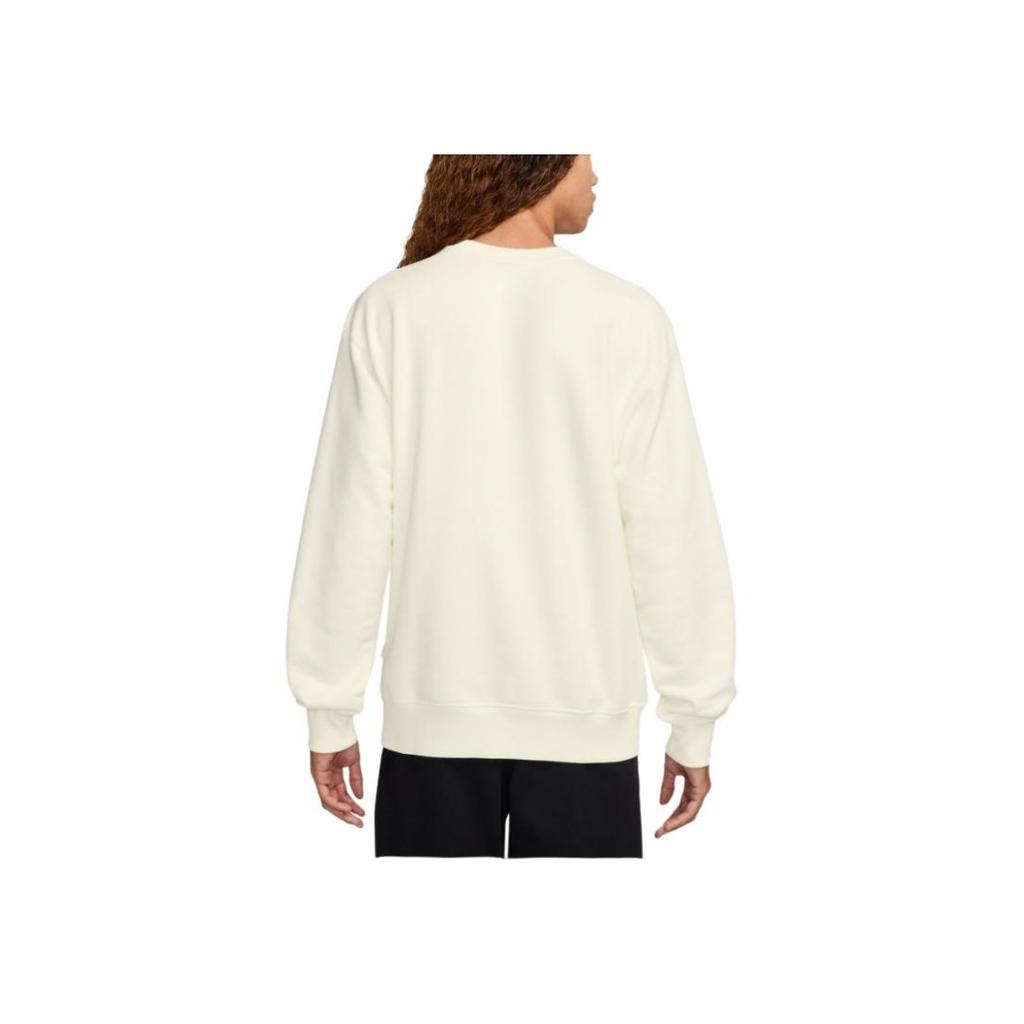 Jordan Solid Color Drop Shoulder Pullover Round Neck Long Sleeve Sweatshirt Unisex sweatshirt Off-White FZ3950-133