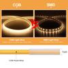 High Bright COB LED Strip Light 288 leds/M EU Plug 220V 110V CRI RA 90 Outdoor Garden FOB LED Tape For Bedroom Kitchen Lighting