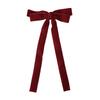 Ribbon Bowtie Hair Clip for Various Hairstyle Nonslip Women Hair Bows Elegant Barrette Hair Clamp for Ponytail and Braid