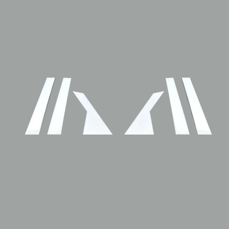 6Pcs Car Door Window Pillar Posts Trim Cover Sticker Chrome for KIA Optima/KIA K5 2020 2021 2022