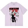 230 Gsm 100% Cotton Gachiakuta V6 Riyo White Print Unisex Heavy Cotton T Shirt