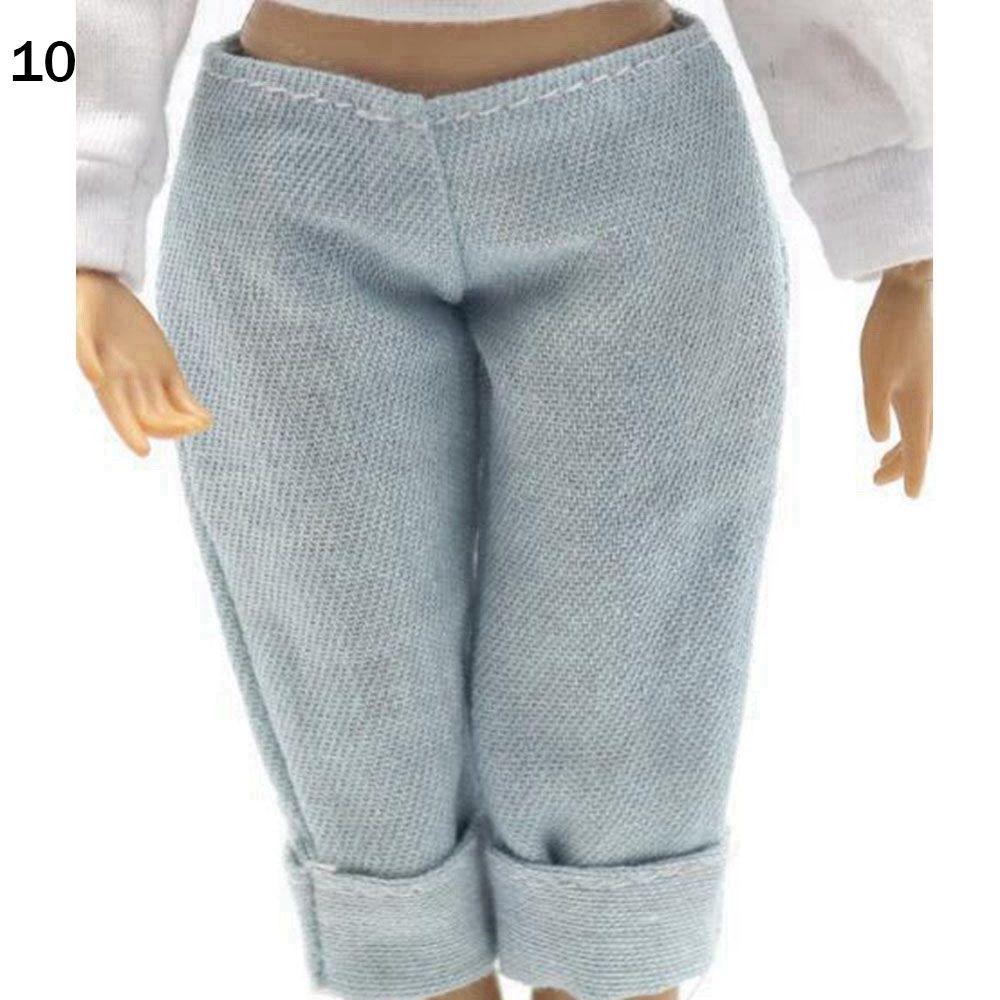 30Cm Doll Clothes Fashion Dress Sweatshirt Coats Tops Pants Vest Everyday Wear For 11.8 Doll Toys Girls Children Gifts