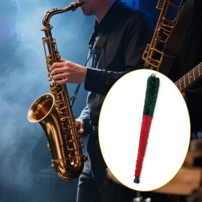 Saxophone Cleaning Swab Alto Tenor Soprano Saxophone Pad Saver Brush Cleaner Ultra Absorbent Sax Cleaning Care Tools Instrument Accessories