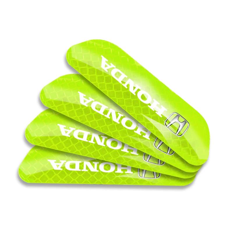 2025 Car New Honda 4 rear view mirror stickers with safety warning reflective signs For Honda Accord Odyssey Civic CRV Envix Cit