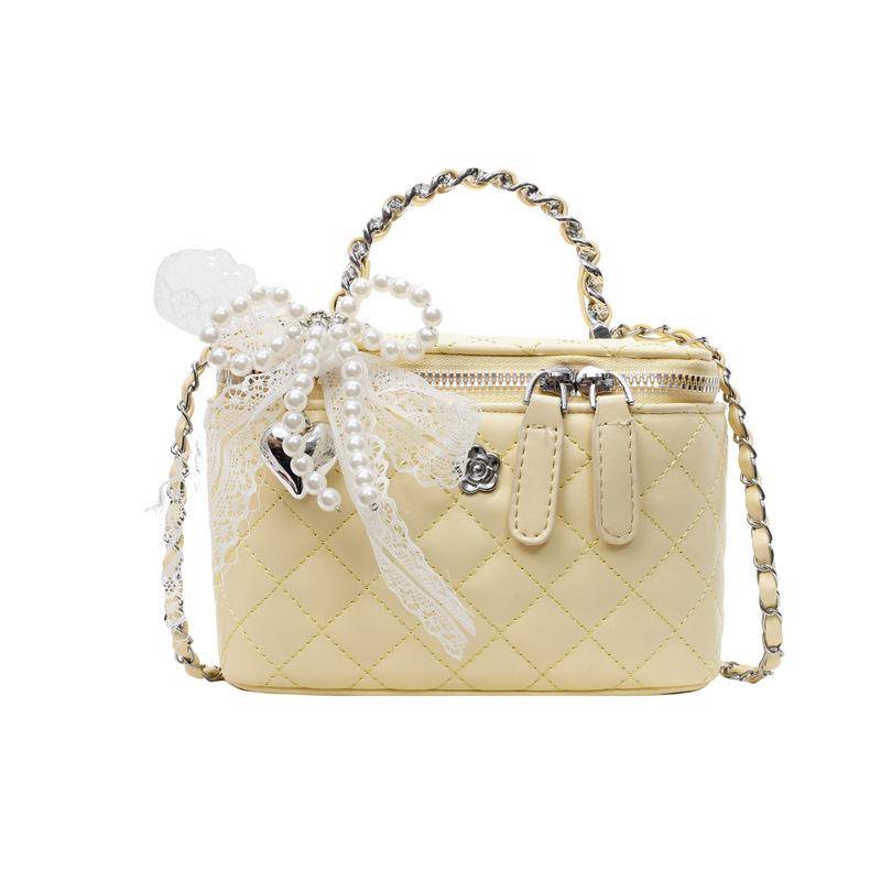 This Year, Xiaoxiangfeng Is Popular, Light Luxury, High-end Texture, Portable Box Bag, Women's Versatile Commuting, Foreign Style, Korean Messenger Ba