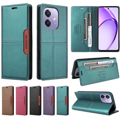 Magnetische Flip Leder Handyhülle auf Für Funda Oppo A5 A5X A5 Pro A3 Pro a3 a3x a40 4G 5G a40m a5m Kartenfächer Coque Brieftaschenhülle