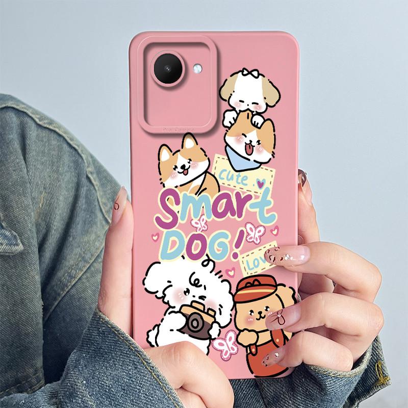 For Realme C30 C30s Narzo 50i Prime Phone Case RMX3690 RMX3506 Coque Soft Silicone Sweet Painted Back Printed Protective Cover