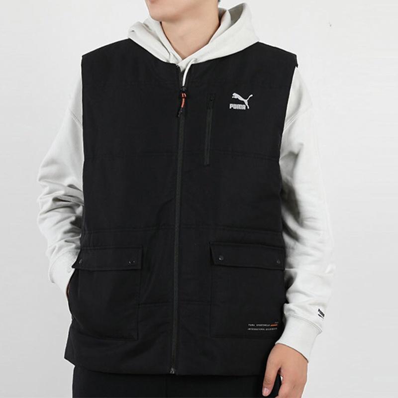 PUMA Interstellar Padded Gilet Casual Stay Warm vest Black Men's 530284-01