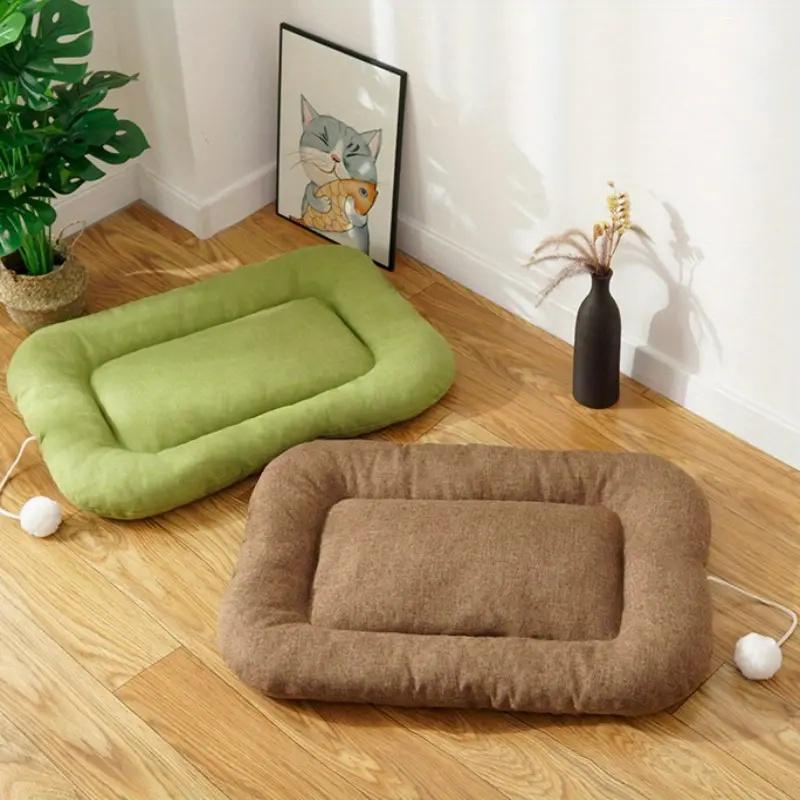 Pet Square Nest Mat Is Soft Comfortable and Highly Elastic Cat Mat and Dog Mat Universal Square Pet Mat for All Seasons