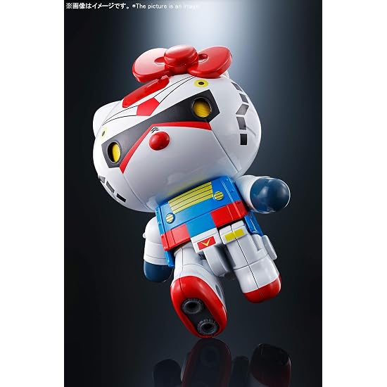 TAMASHII NATIONS Chogokin Gundam Hello Kitty Die-cast & ABS Pre-painted Action Figure